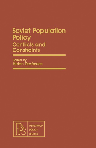 Cover image: Soviet Population Policy 9780080259765