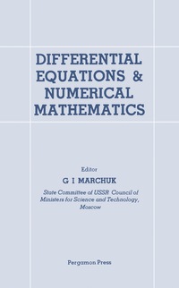 表紙画像: Differential Equations and Numerical Mathematics 9780080264912