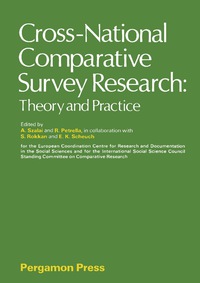 Cover image: Cross-National Comparative Survey Research 9780080209791