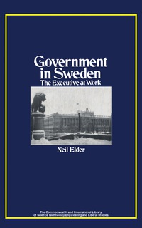 Cover image: Government in Sweden 9780080155340