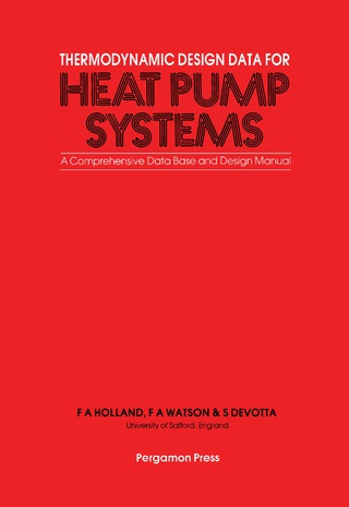 Cover image: Thermodynamic Design Data for Heat Pump Systems 9780080287270