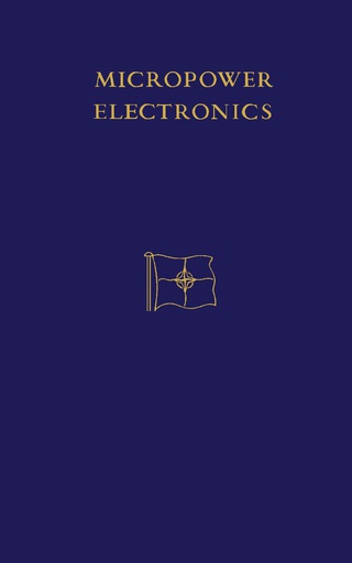 表紙画像: Micropower Electronics 9780080106250