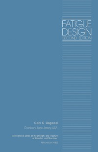 表紙画像: Fatigue Design 2nd edition 9780080261676