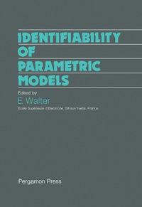 Cover image: Identifiability of Parametric Models 9780080349299