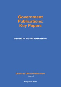 Cover image: Government Publications 9780080252162