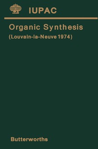 Imagen de portada: Organic Synthesis 9780408707251