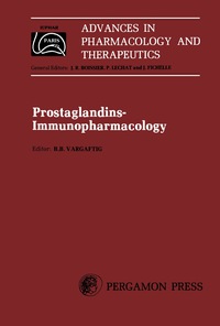 صورة الغلاف: Prostaglandins-Immunopharmacology 9780080231945