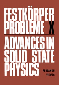 Immagine di copertina: Advances in Solid State Physics 9783528080167