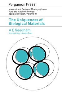Cover image: The Uniqueness of Biological Materials 9780080107486