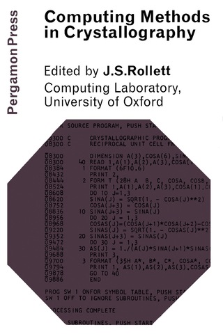 Cover image: Computing Methods in Crystallography 9780080105901