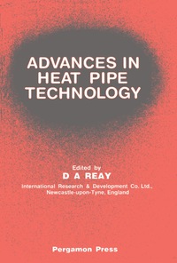 Cover image: Advances in Heat Pipe Technology 9780080272849