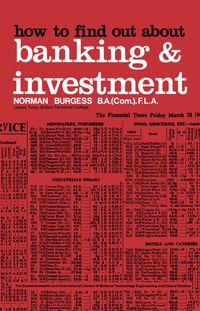 Immagine di copertina: How to Find Out About Banking and Investment 9780080130460