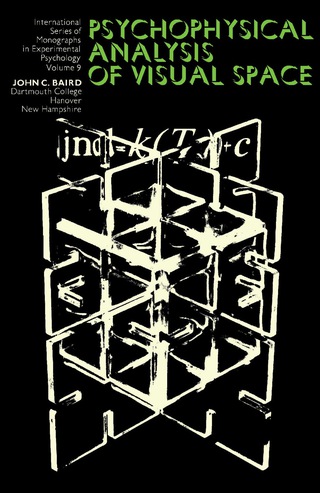 Cover image: Psychophysical Analysis of Visual Space 9780080138763