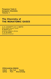 表紙画像: The Chemistry of the Monatomic Gases 9780080187822