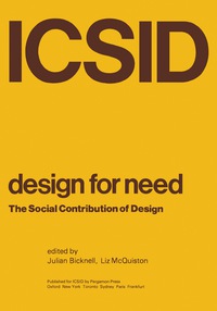 Cover image: Design for Need, The Social Contribution of Design 9780080215006