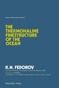 Omslagafbeelding: The Thermohaline Finestructure of the Ocean 9780080216737