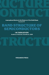 表紙画像: Band Structure of Semiconductors 9780080216577