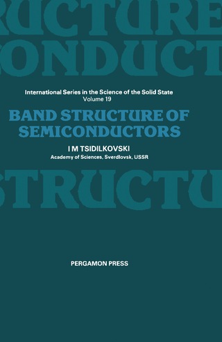 Imagen de portada: Band Structure of Semiconductors 9780080216577