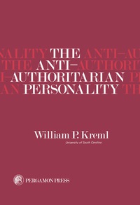 صورة الغلاف: The Anti-Authoritarian Personality 9780080210636