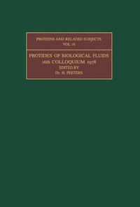 Cover image: Protides of the Biological Fluids 9780080231822