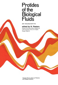 表紙画像: Protides of the Biological Fluids 9780080171319