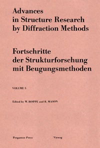 Imagen de portada: Advances in Structure Research by Diffraction Methods 9780080172873