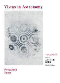 Imagen de portada: Vistas in Astronomy 9780080158709