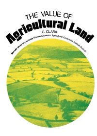 表紙画像: The Value of Agricultural Land 9780080170701
