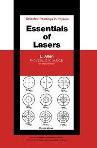صورة الغلاف: Essentials of Lasers 9780080133201