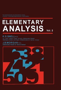 Cover image: Elementary Analysis 9780080117775