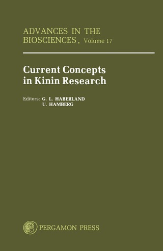 Imagen de portada: Current Concepts in Kinin Research 9780080237619