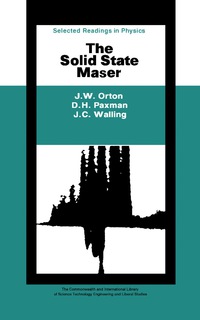 Cover image: The Solid State Maser 9780080068190
