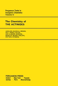صورة الغلاف: The Chemistry of the Actinides 9780080187945
