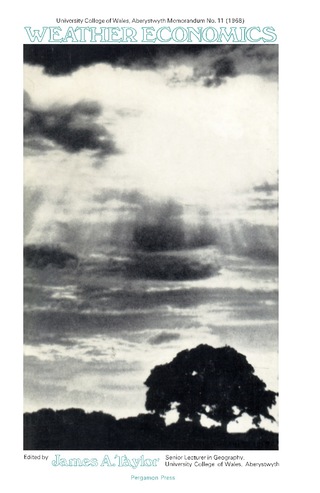 Cover image: Weather Economics 9780080067667