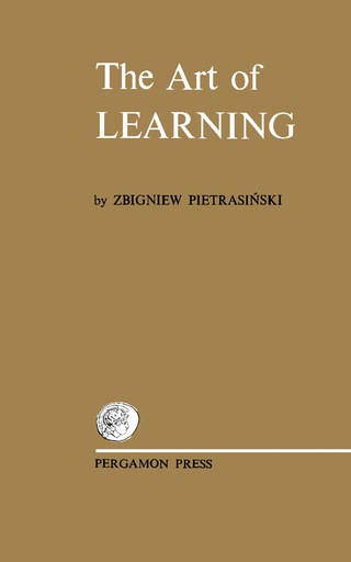 Imagen de portada: The Art of Learning 9780080120195