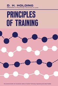 Imagen de portada: Principles of Training 9780080111629