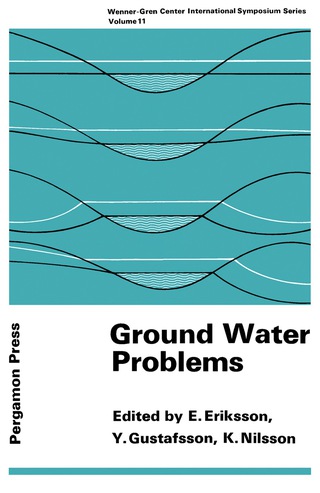 Cover image: Ground Water Problems 9780080034683