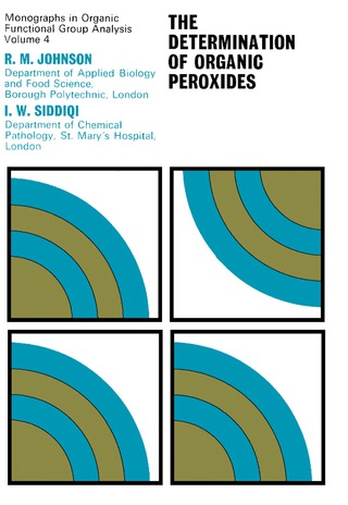 Imagen de portada: The Determination of Organic Peroxides 9780080155869