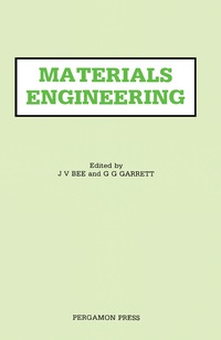 表紙画像: Materials Engineering 9780080334547