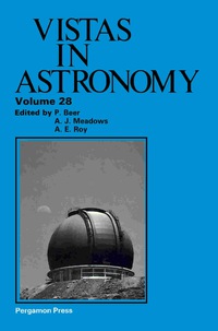 Cover image: Vistas in Astronomy 9780080341293