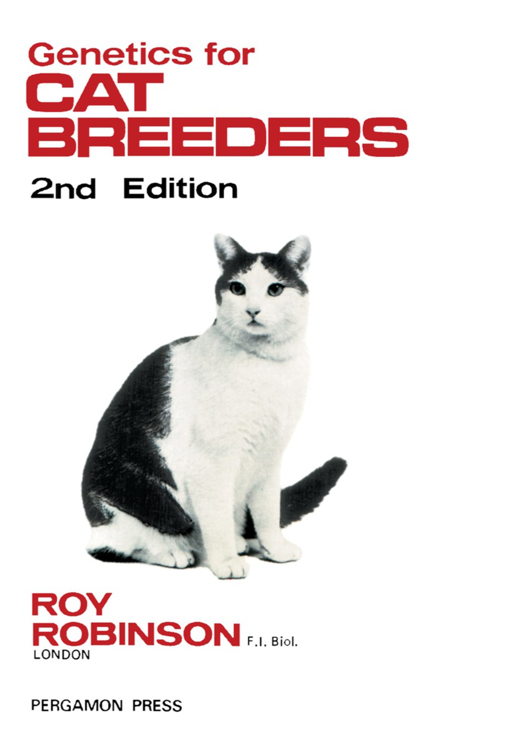 Genetics for Cat Breeders International Series in Pure and Applied Biology 2nd Edition