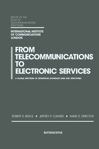 Omslagafbeelding: From Telecommunications to Electronic Services 9780880631037