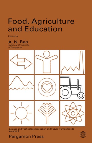 Imagen de portada: Food, Agriculture and Education 9780080339481