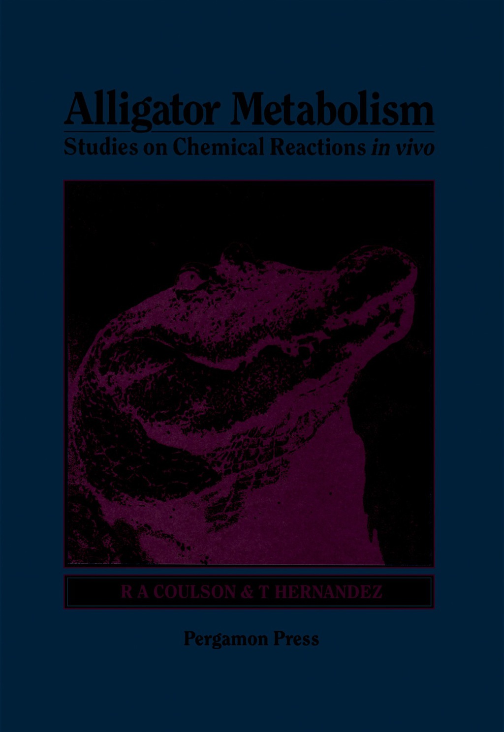 Alligator Metabolism Studies on Chemical Reactions in Vivo