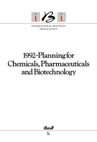 Imagen de portada: 1992-Planning for Chemicals, Pharmaceuticals and Biotechnology 9780408040952