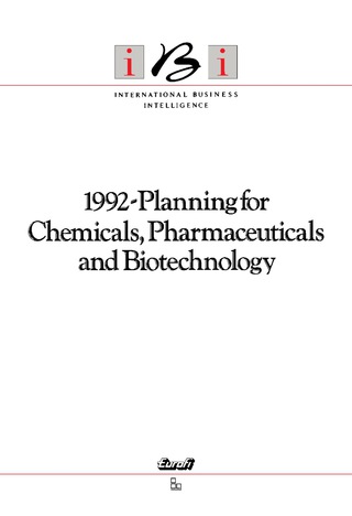 Titelbild: 1992-Planning for Chemicals, Pharmaceuticals and Biotechnology 9780408040952
