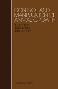 Imagen de portada: Control and Manipulation of Animal Growth 9780407004221