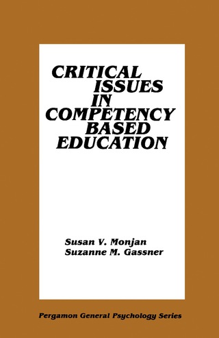 Titelbild: Critical Issues in Competency Based Education 9780080246239
