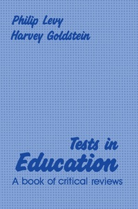 صورة الغلاف: Tests in Education 9780124458802