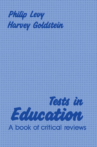 Cover image: Tests in Education 9780124458802